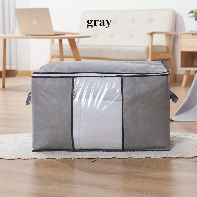 Non-Woven Quilt Storage Bag for Clothes Bedding Organization Large Durable