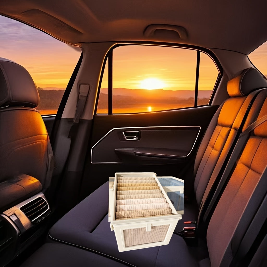 Увеличенная коробка для хранения из холста с прозрачным окном, складывающаяся, для одежды, домашнего использования