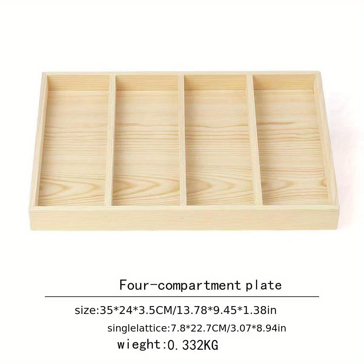 Деревянная подставка для украшений с 4-30 отделениями для организации ожерелий, колец и очков