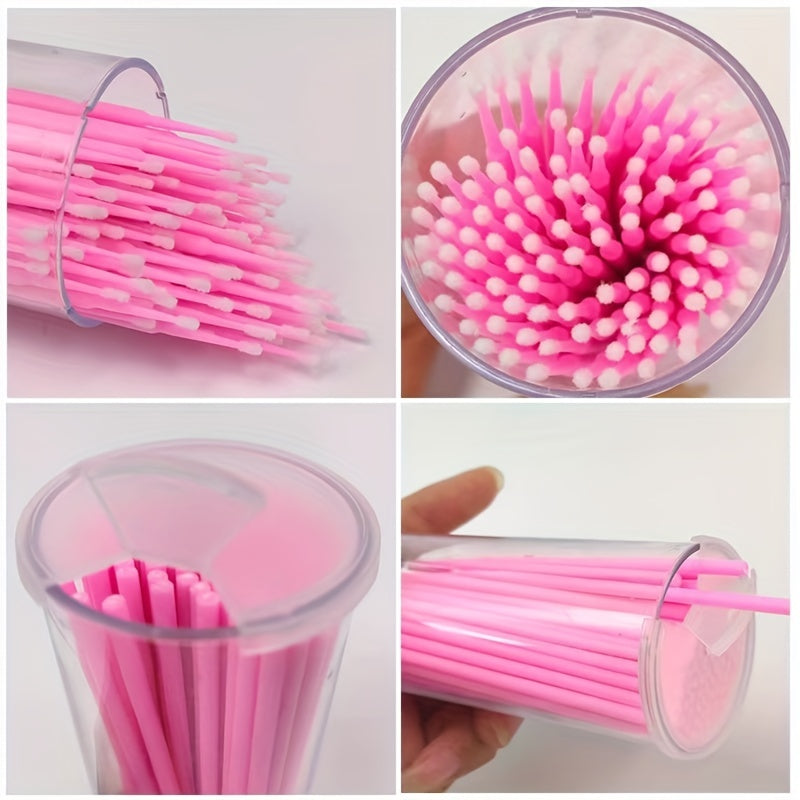 Microbrush Applicators Pack for Eyelash, Makeup, Oral and Dental Use