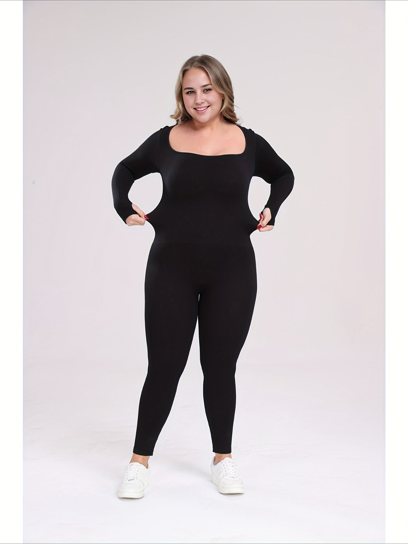 Plus Size Seamless Shapewear Bodysuit for Women Slimming, Yoga, Winter