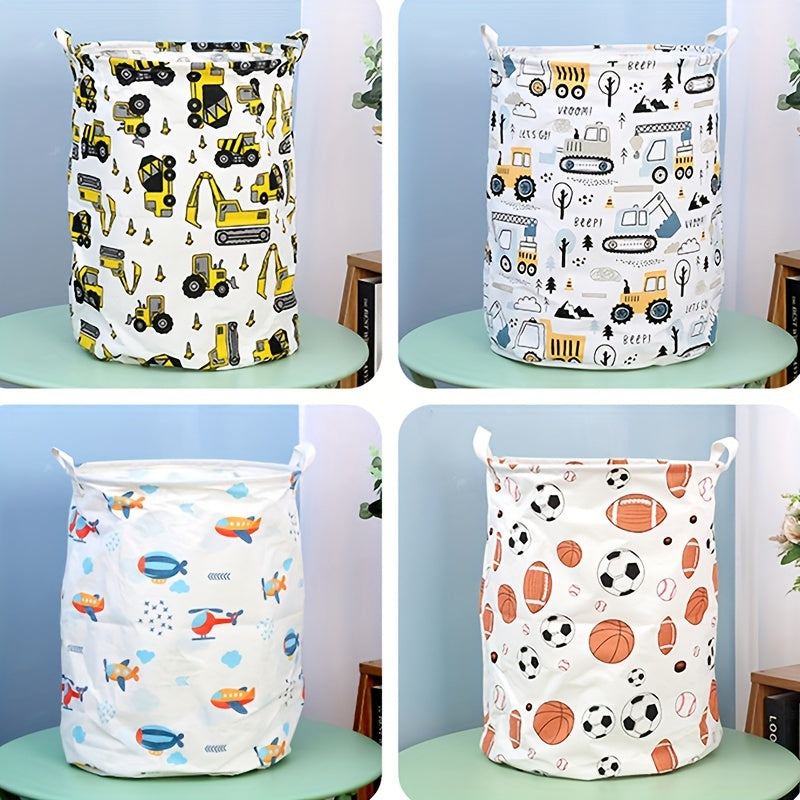 Корзина для белья из канваса с ручкой, водонепроницаемая и складная для удобного хранения, идеально подходит для организации одежды в вашем доме. Большой и легкий дизайн, идеальный для хранения в комнате. Отличный подарок на Хэллоуин или Рождество.