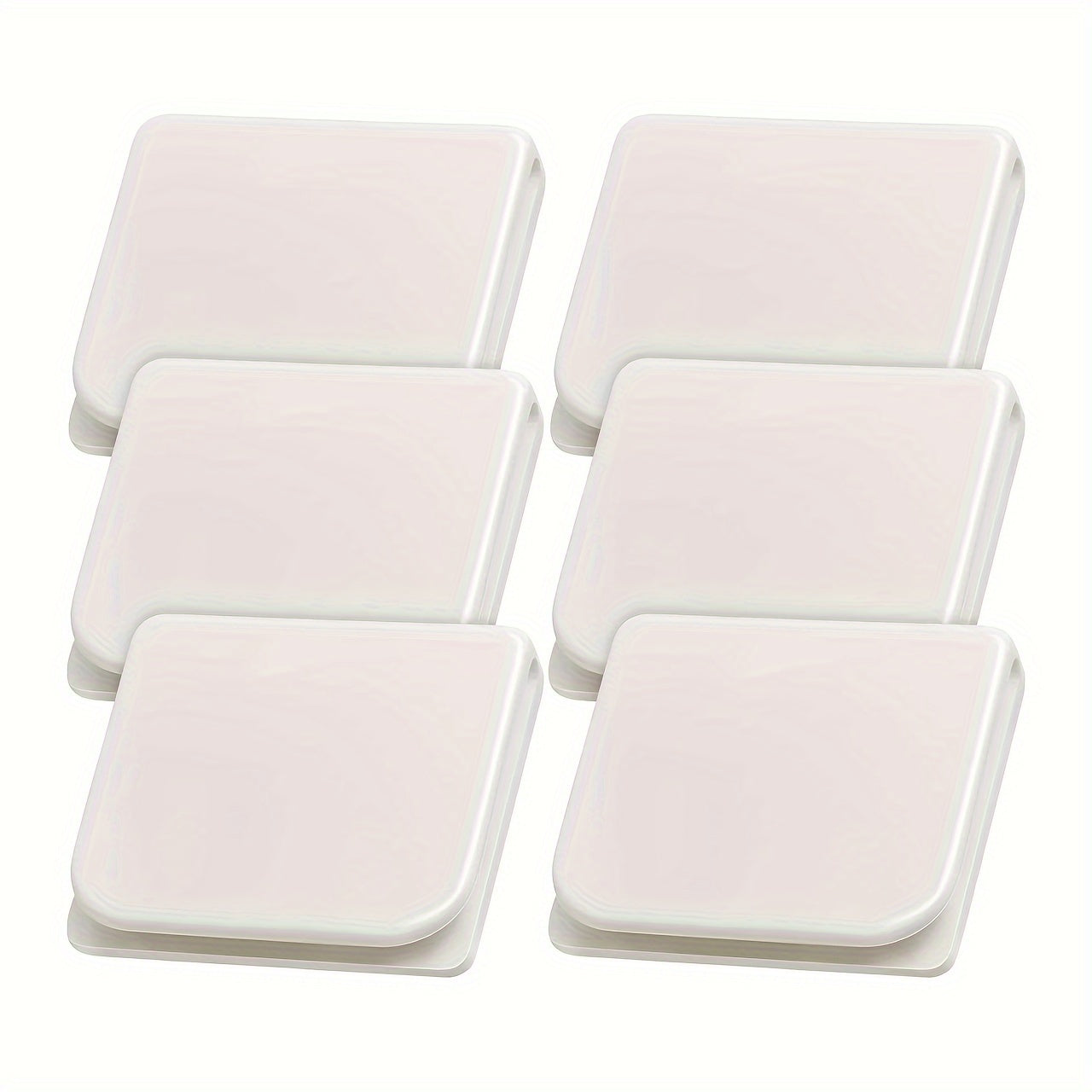 Yuvinish xonasi uchun yopishtiruvchi asbob bilan shamolga chidamli dush pardasi kliplari, mustahkam plastikdan tayyorlangan