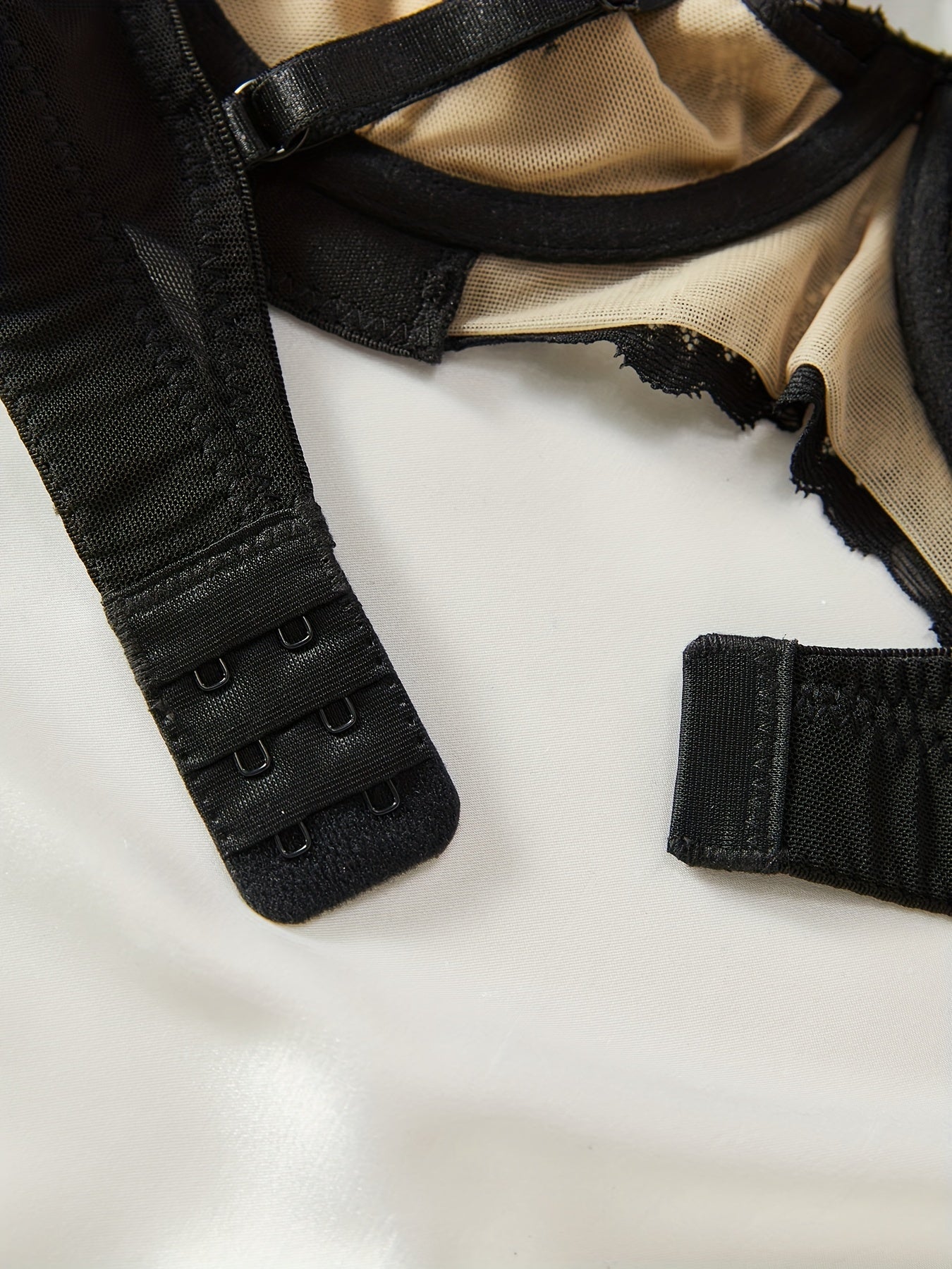 Lace Lingerie Set for Women, Floral Bra and Panty Underwear, Soft Cotton