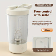 Electric Self-Stirring Shake Cup USB Rechargeable Protein Milkshake Blender