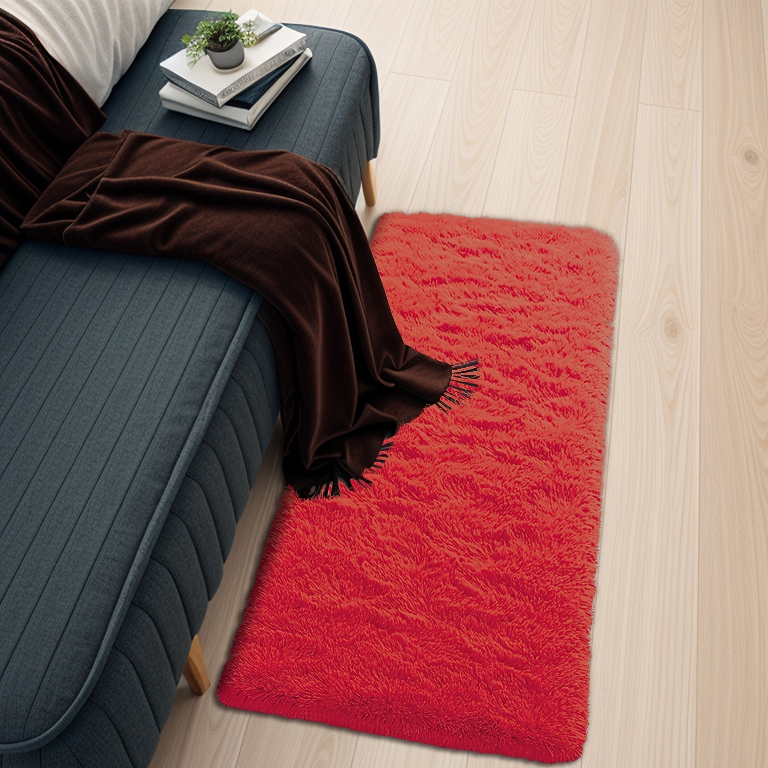 Yumshoq gradient rangli shaggy maydon, polyester maydon yashash xonasi, yotoqxona, divan, yotoq yonida, bay window uchun, mashinada yuvish mumkin, turli o'lchamlarda mavjud