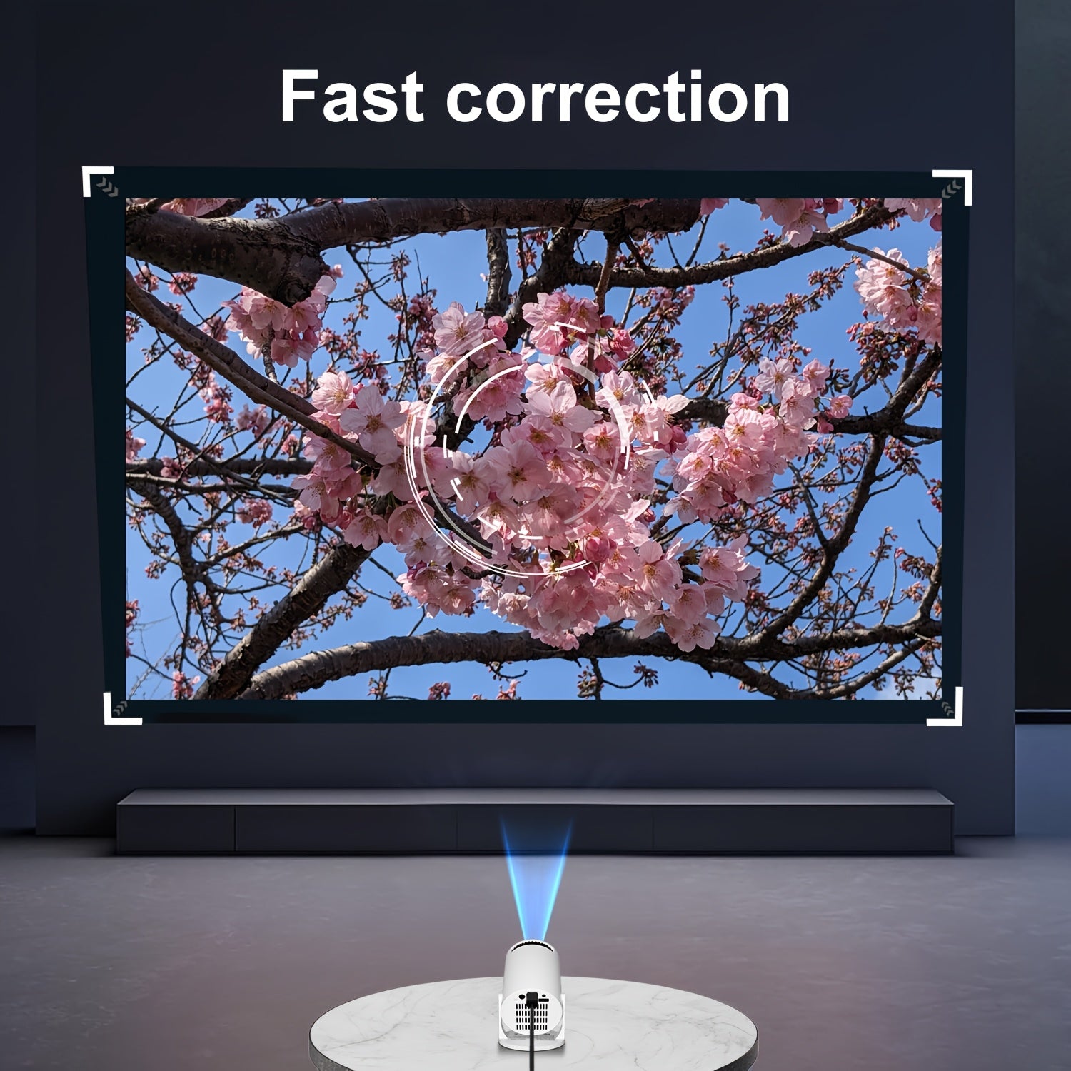 Mini Portable Smart Projector for Mobile Phones and TV Sticks