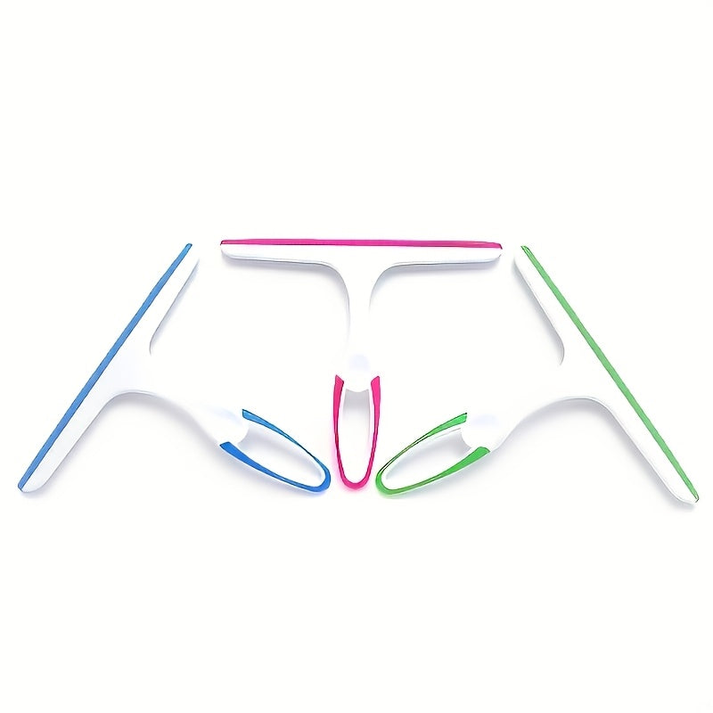 Limpiador de limpiaparabrisas de vidrio para ventanas, interior y exterior, herramienta de limpieza de ventanas de plástico con cepillo