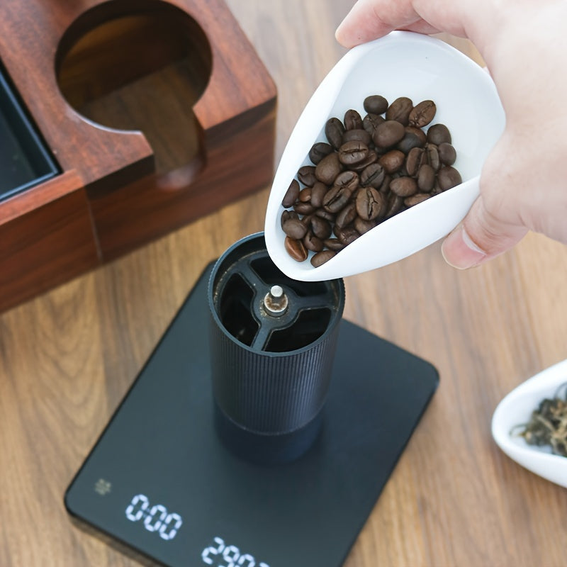 Porcelain Coffee Dosing Cup Ceramic Tea Scoop for Espresso and Loose Tea