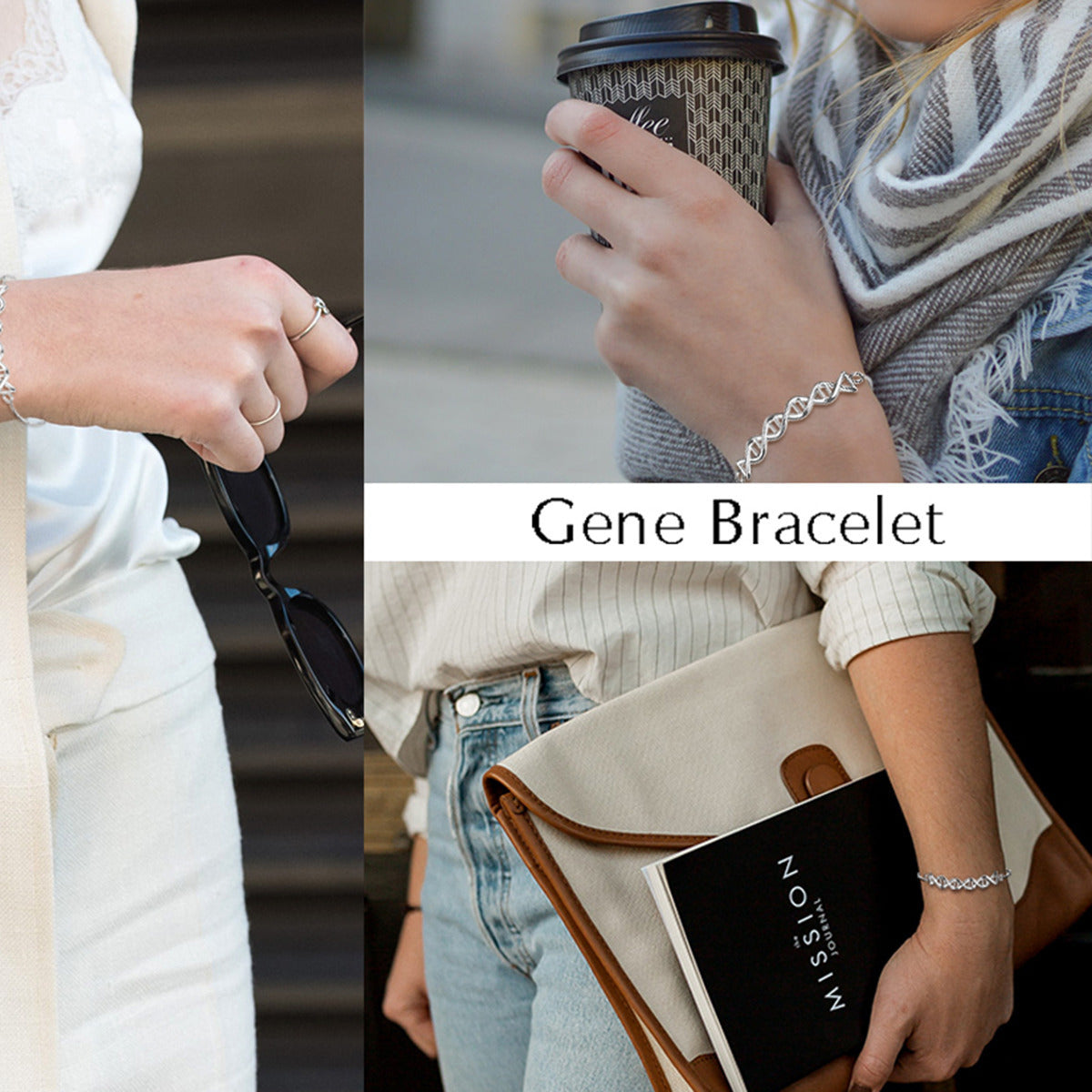 Science DNA Double Helix Chemistry Biology Molecule Bracelet