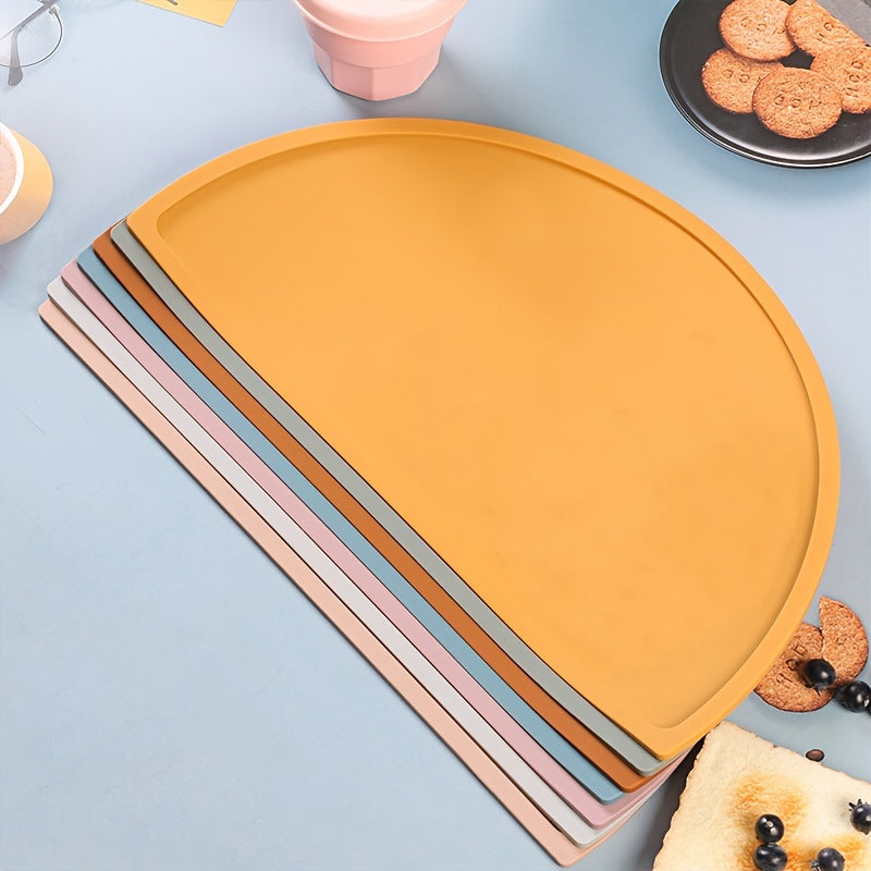 Silicone Baby Placemat Food-Grade Non-Slip Waterproof for Toddler Meals