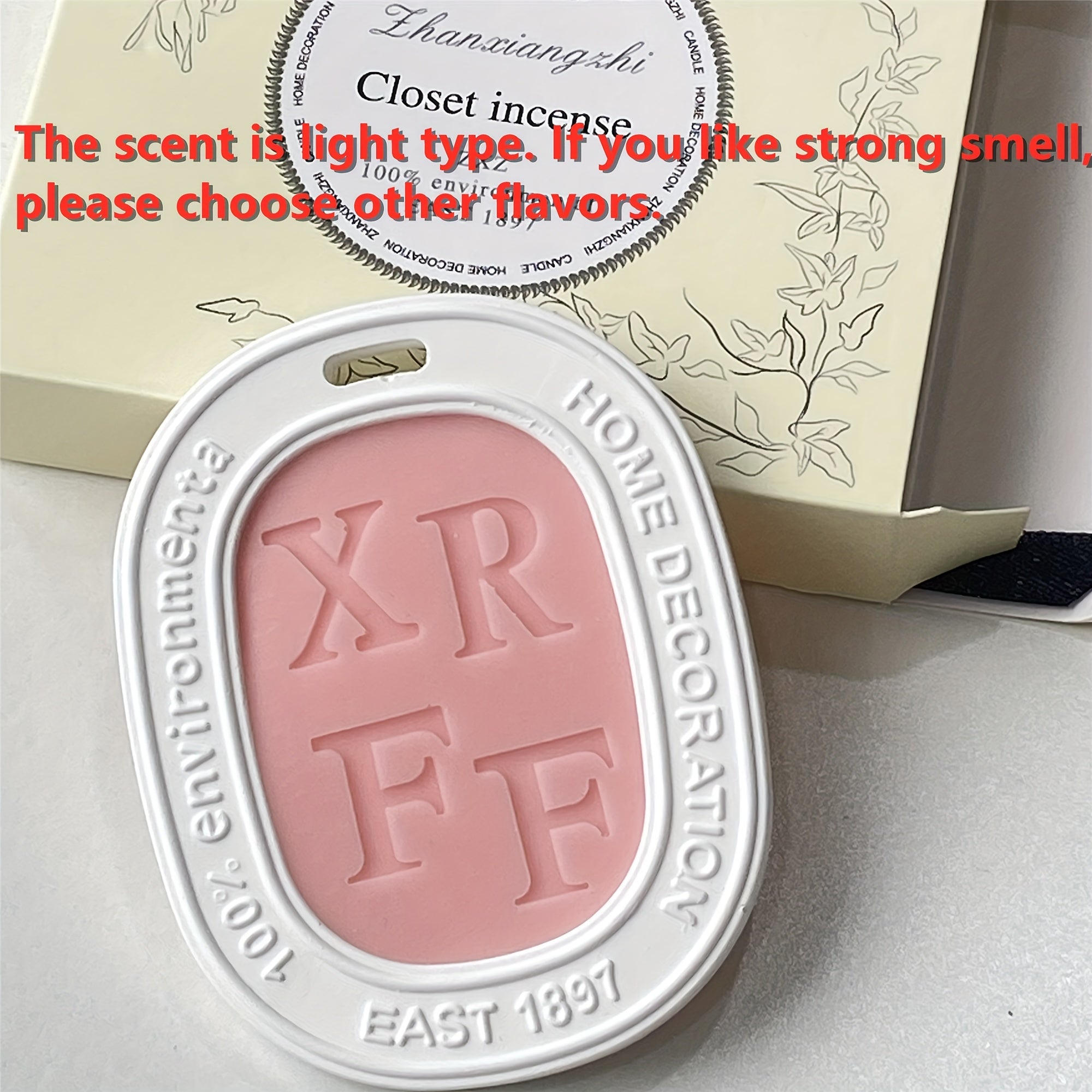 Ayol aromaterapiya avtomobil uchun yangi hidi, gipsli mum planshet, shkaf uchun dezodorant