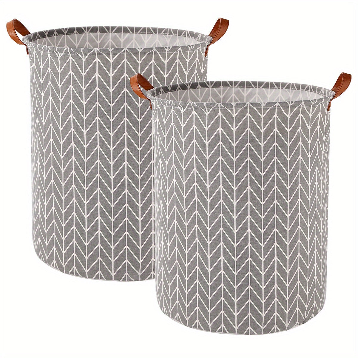 Large Waterproof Collapsible Laundry Basket with Handles for Dorms and Home Storage