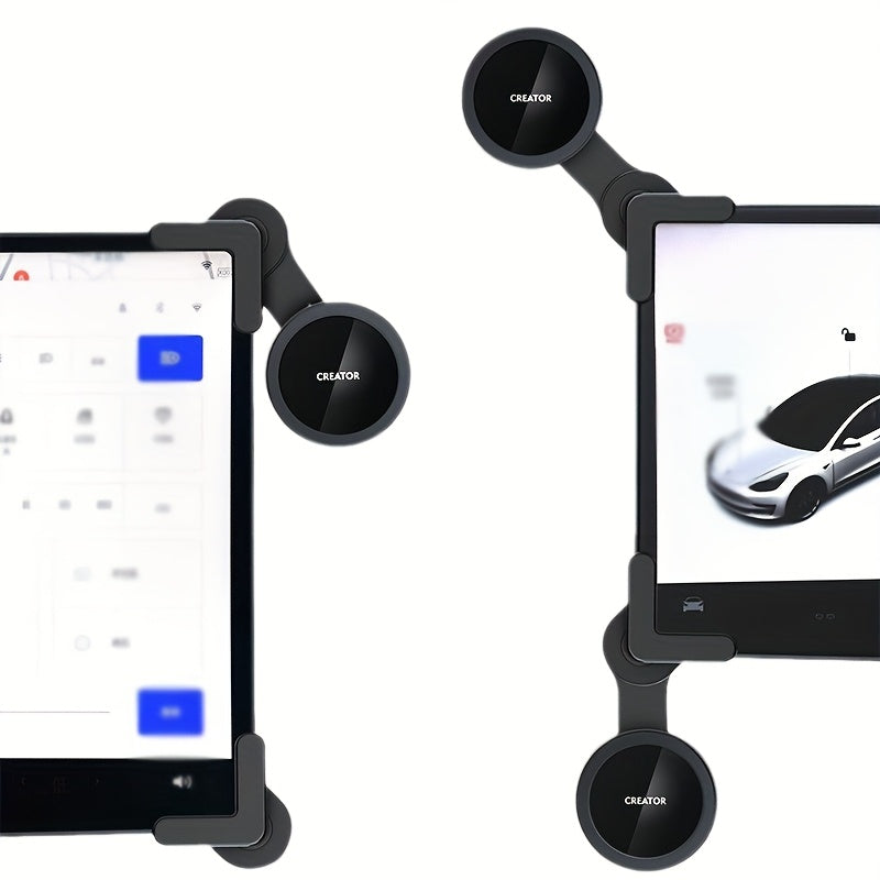 Magnetic Car Phone Holder Black Rotatable Clip Vehicle Mount