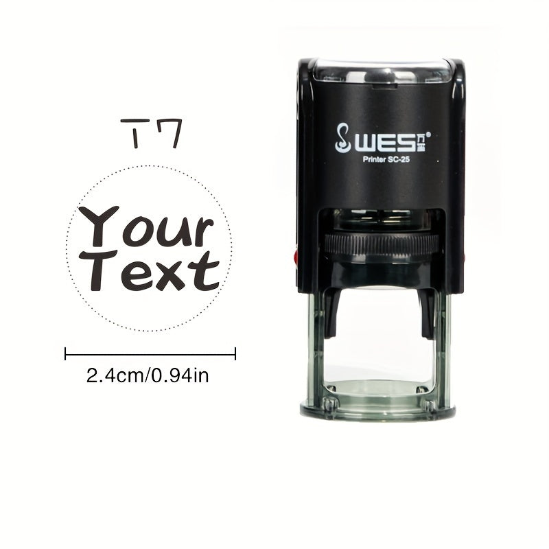 Ofis va maktab uchun shaxsiylashtirilgan dumaloq ABS muhr