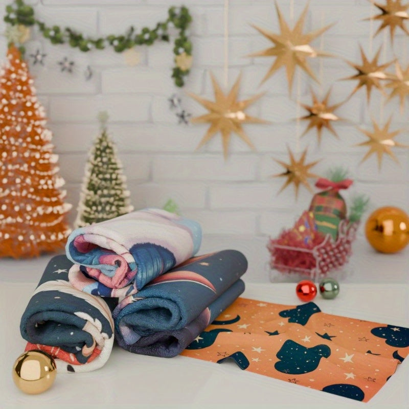 Christmas Reindeer Snowflake Wall Decor 4 Pieces 45.72x66.04 cm