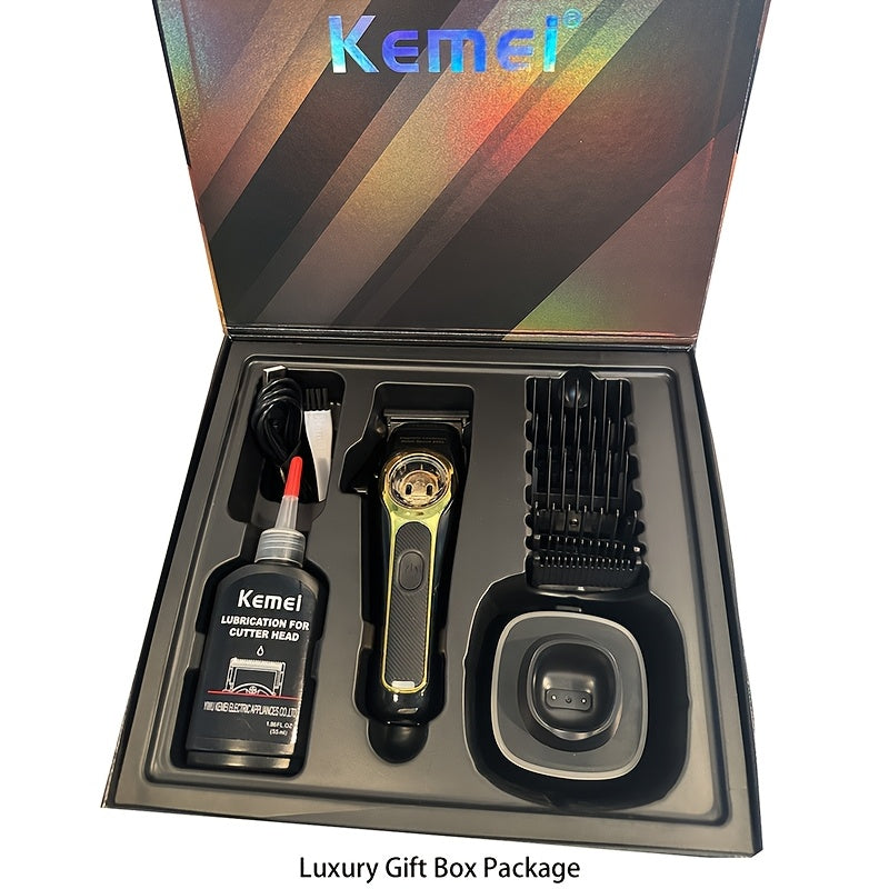 Professional Hair Clipper with USB Charging Lithium Battery for Salons Barbers