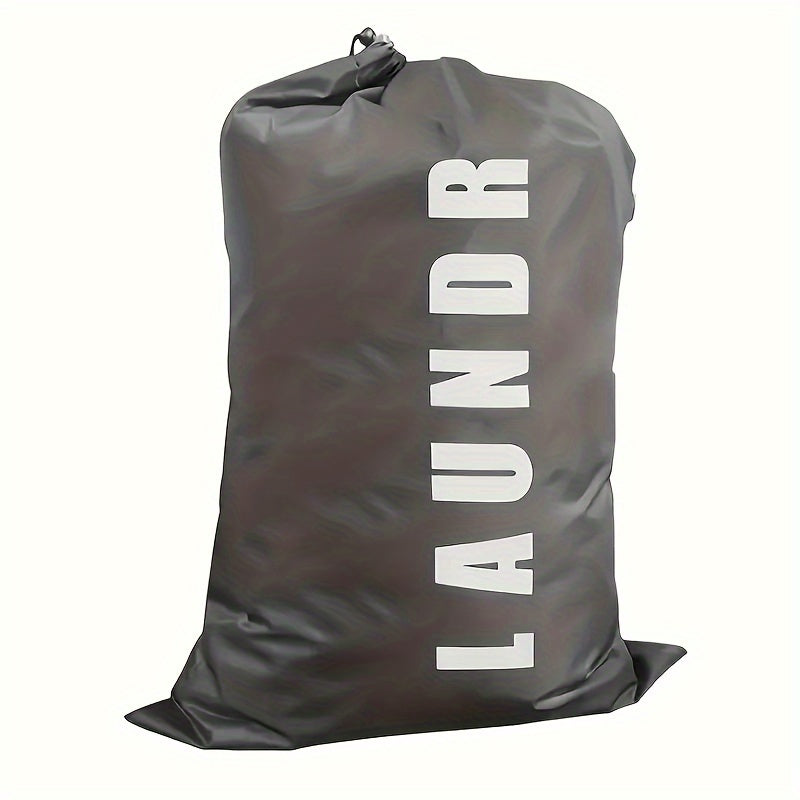 Large Waterproof Foldable Laundry Bag with Drawstring Anti-Tear Dustproof Storage Organizer