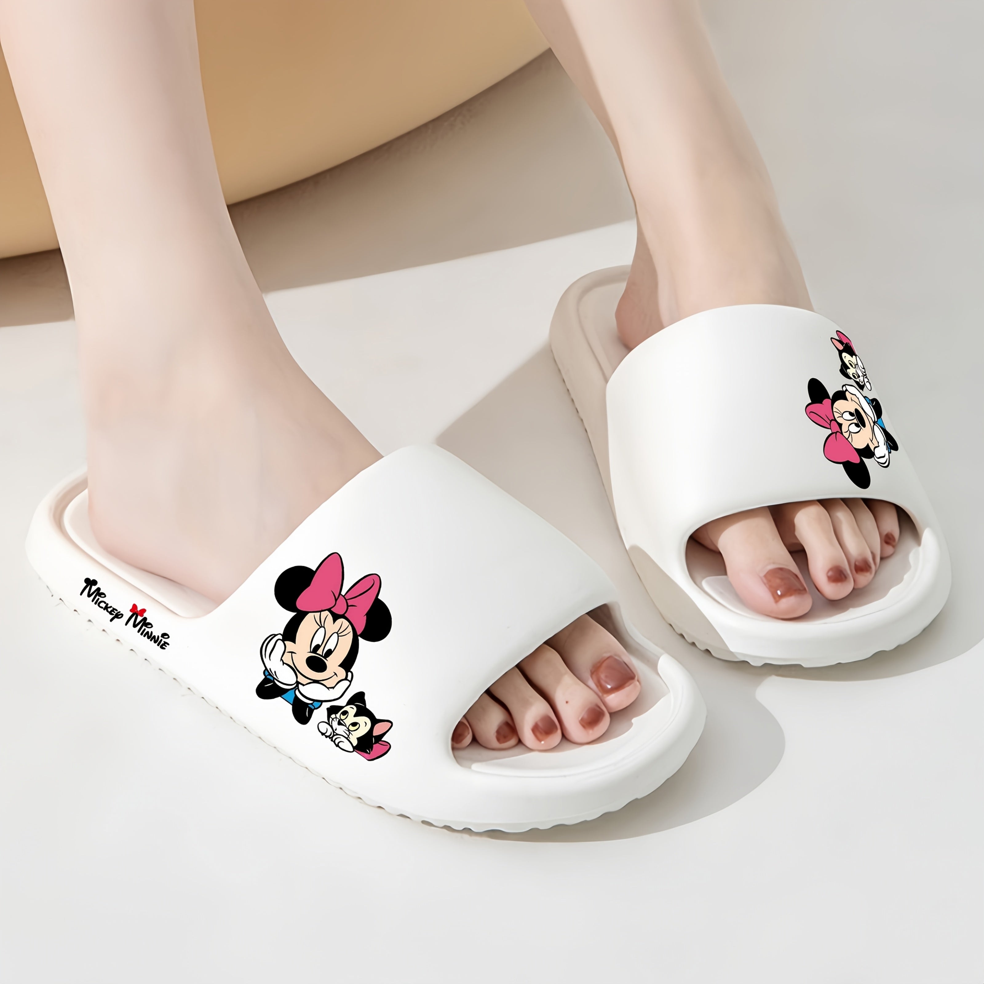 Women's Odorless Plush Slippers, Indoor and Outdoor Sandals for Summer
