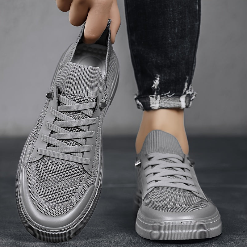 Men's Mesh Sneakers Lightweight Breathable Low Top Casual Shoes