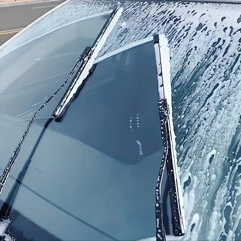 Universal U-Shaped Multi-Functional Wiper Blade Durable Dual Rubber Fit All Cars