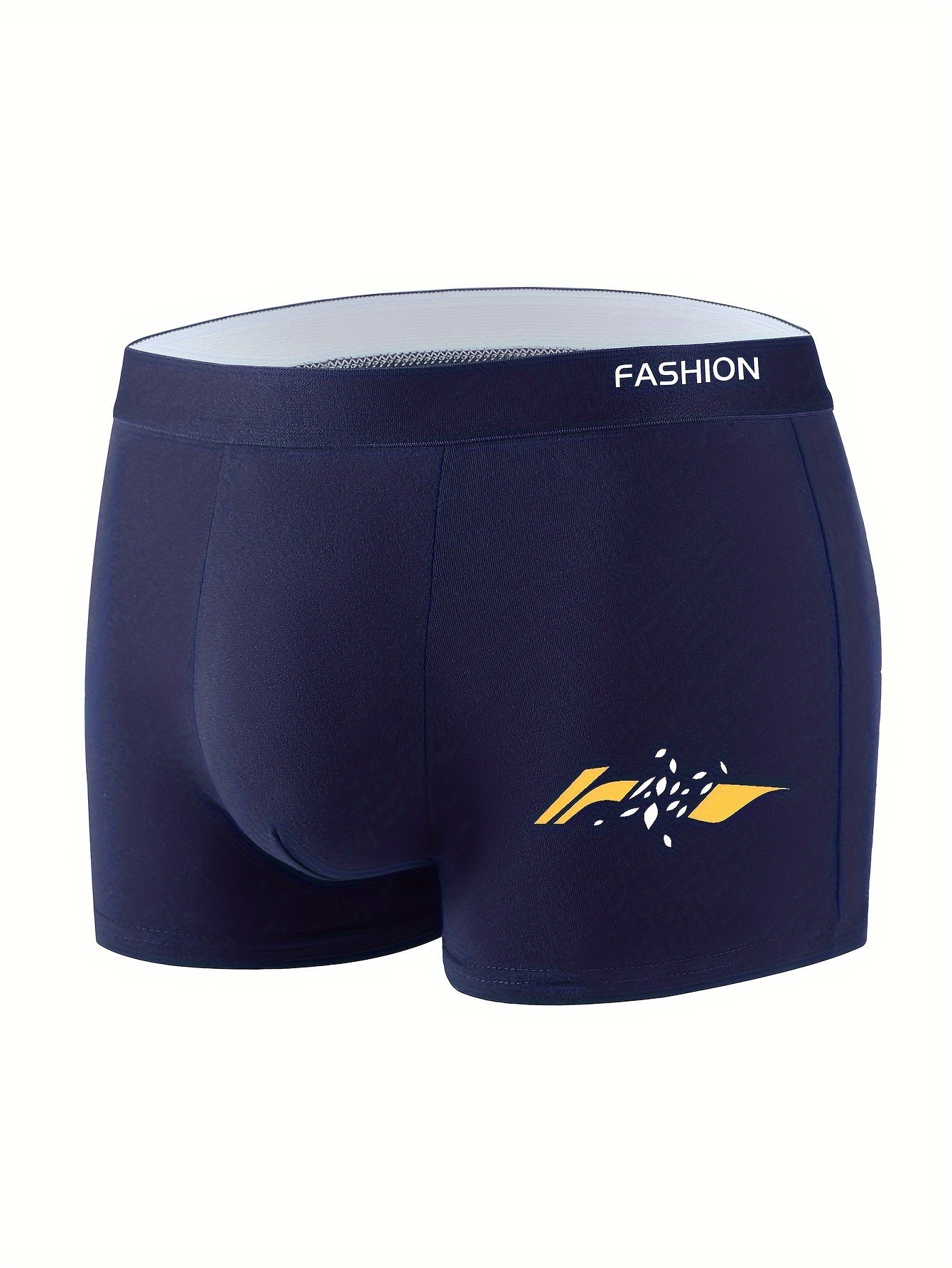 Men's Breathable Cotton-Polyester Boxer Shorts Large Size for Teenagers