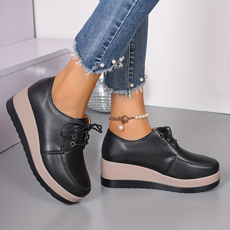 Women's Slip-On Loafers Comfortable Casual Shoes with Slip-Resistant TPR Sole