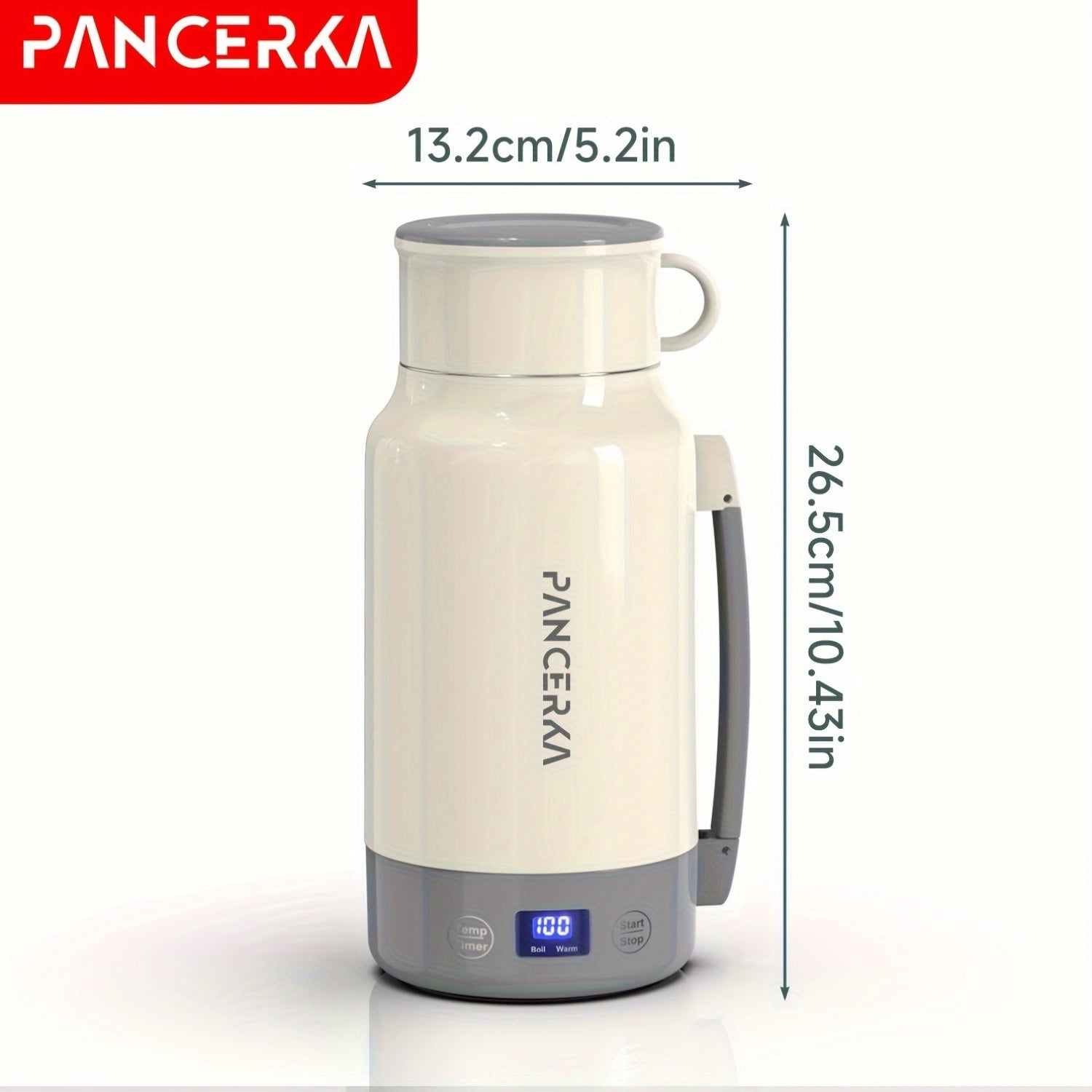 Portable Stainless Steel 1.0L Electric Kettle 800W Travel Coffee Boiler