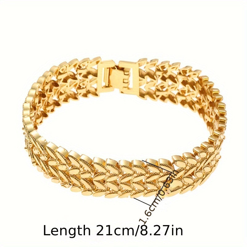 Golden Plated Butterfly Bracelet for Men and Women Vacation Couple Gift