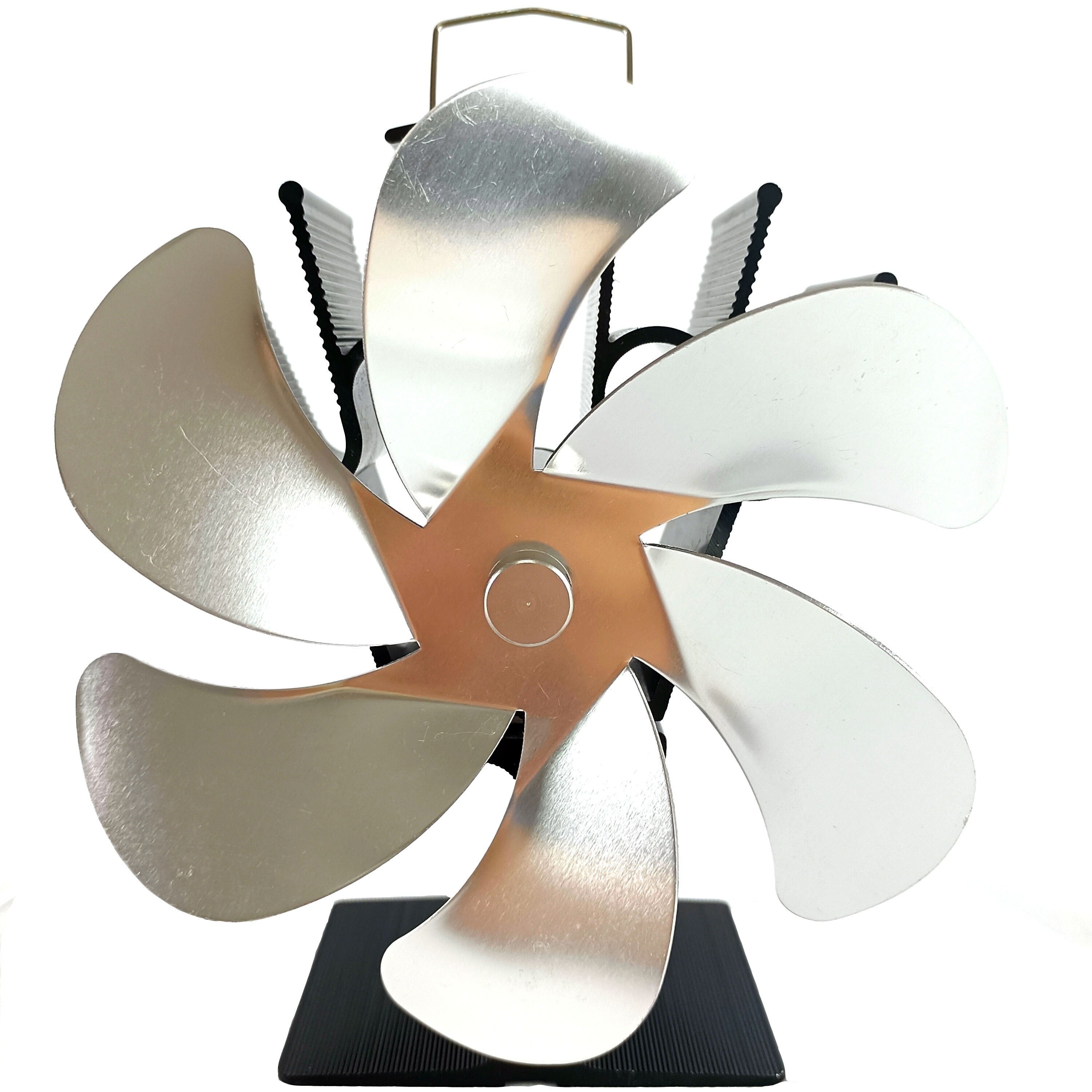 Big Fireplace Fan 6-Blade Heat Powered Stove Fan for Efficient Heating