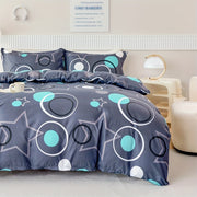 Three-Piece Bedding Set with Quilt Cover and Pillowcases for Bedroom Decor