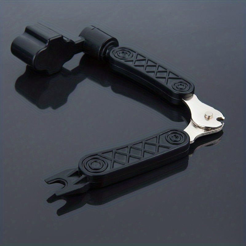 Stainless Steel Guitar Tool Kit with 3-in-1 Functionality for Folk Guitarists Durable Multi-Color Design