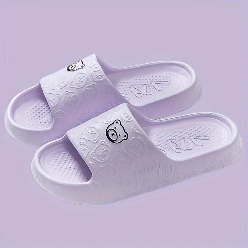 Unisex Slip-On EVA House Slippers Open-Toe Indoor Casual Shoes