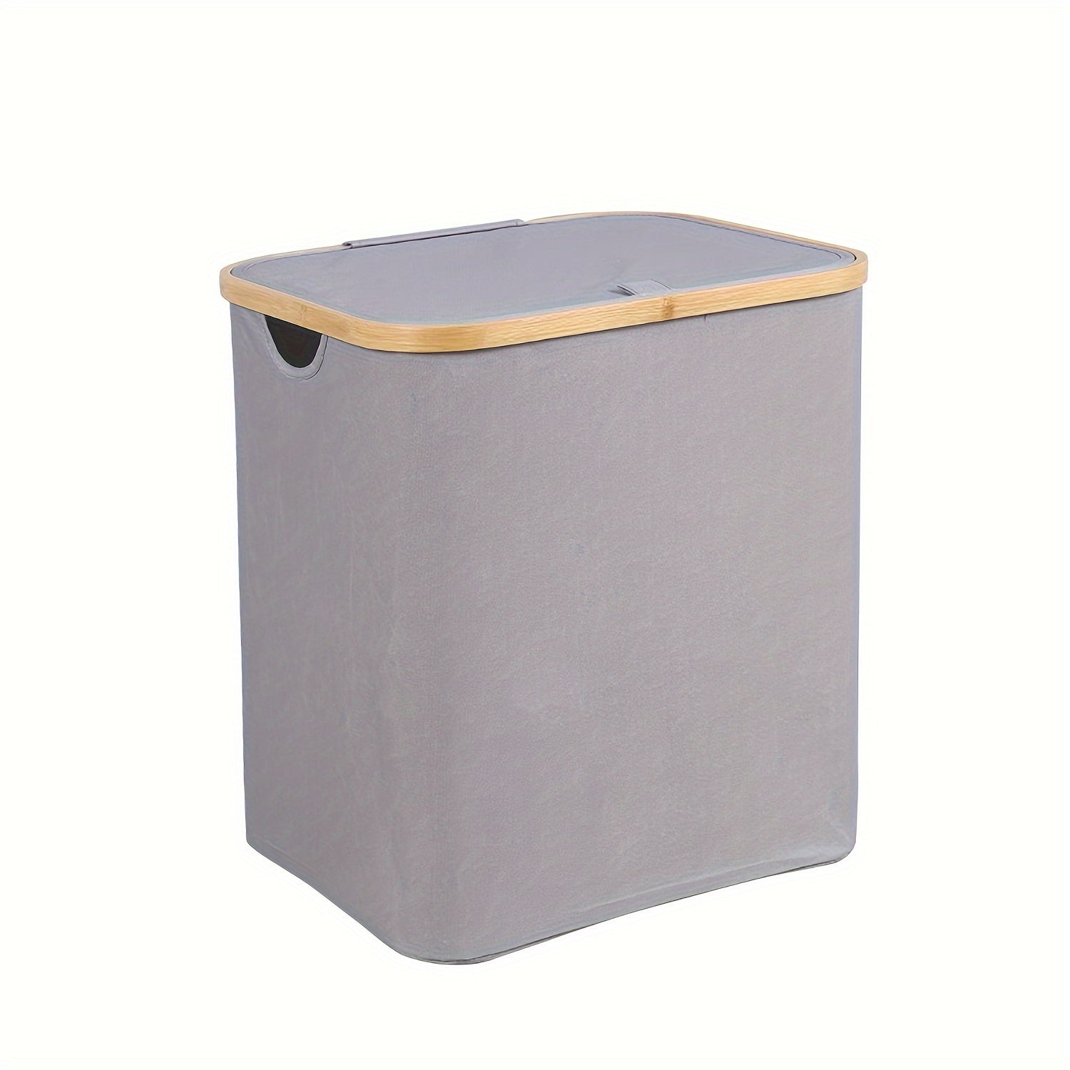 Bamboo Laundry Hamper 60L Foldable Waterproof Collapsible Closet Bathroom Storage