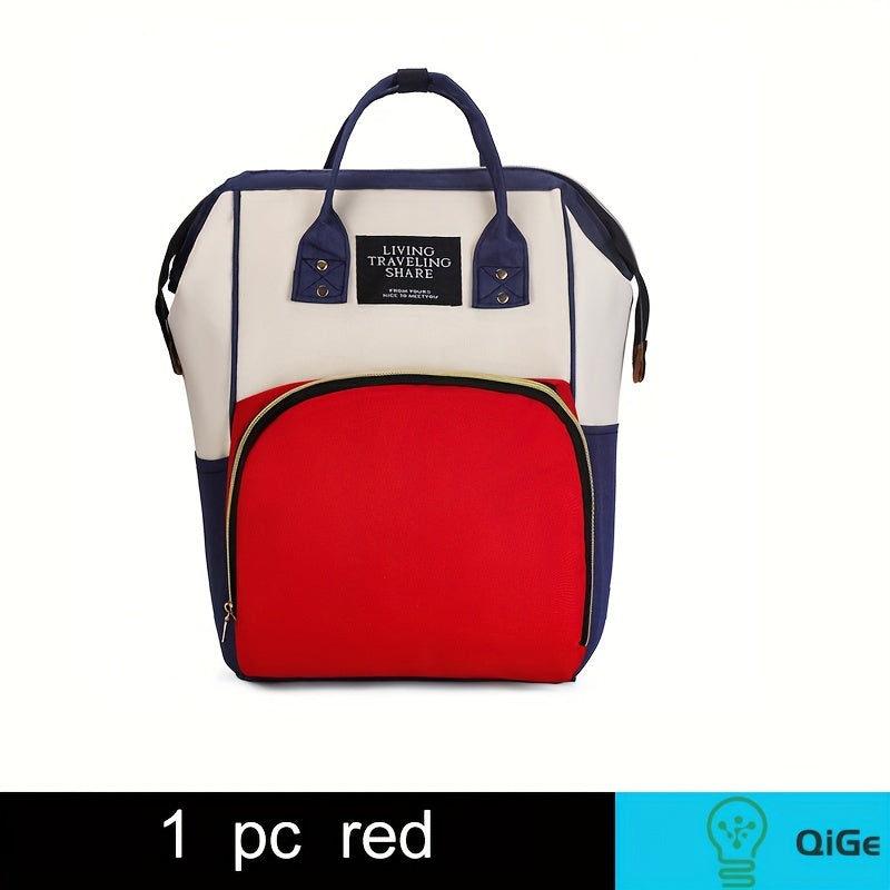 Ona uchun ko'p funksiyali ruxsatnoma sumkasi, yumshoq qoplama, katta sig'im, foydali cho'ntak, suv o'tkazmaydigan Oksford mato, qizil rang, onalar uchun tasodifiy sayohat uchun mukammal.