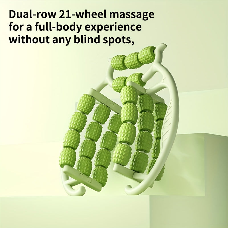 29 g'ildirakli halqa oyoq qisqichi bilan kalf mushaklari uchun qo'l massajchisi