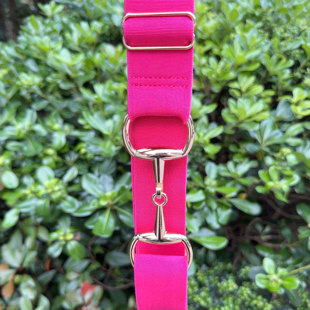 Women's Equestrian Waist Belt with Golden Metal Buckle Fashion Girdle Accessory