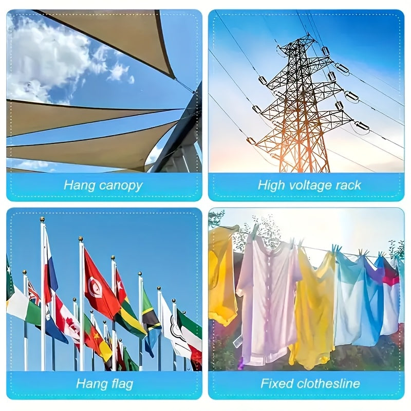 Single Stainless Steel Clothesline Portable Indoor Outdoor Laundry Camping Accessories