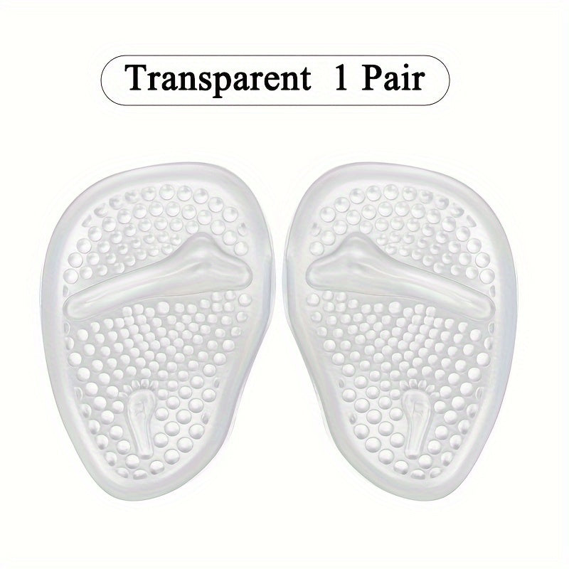 Women's Silicone Forefoot Pads Non-Slip Half Size For High Heels