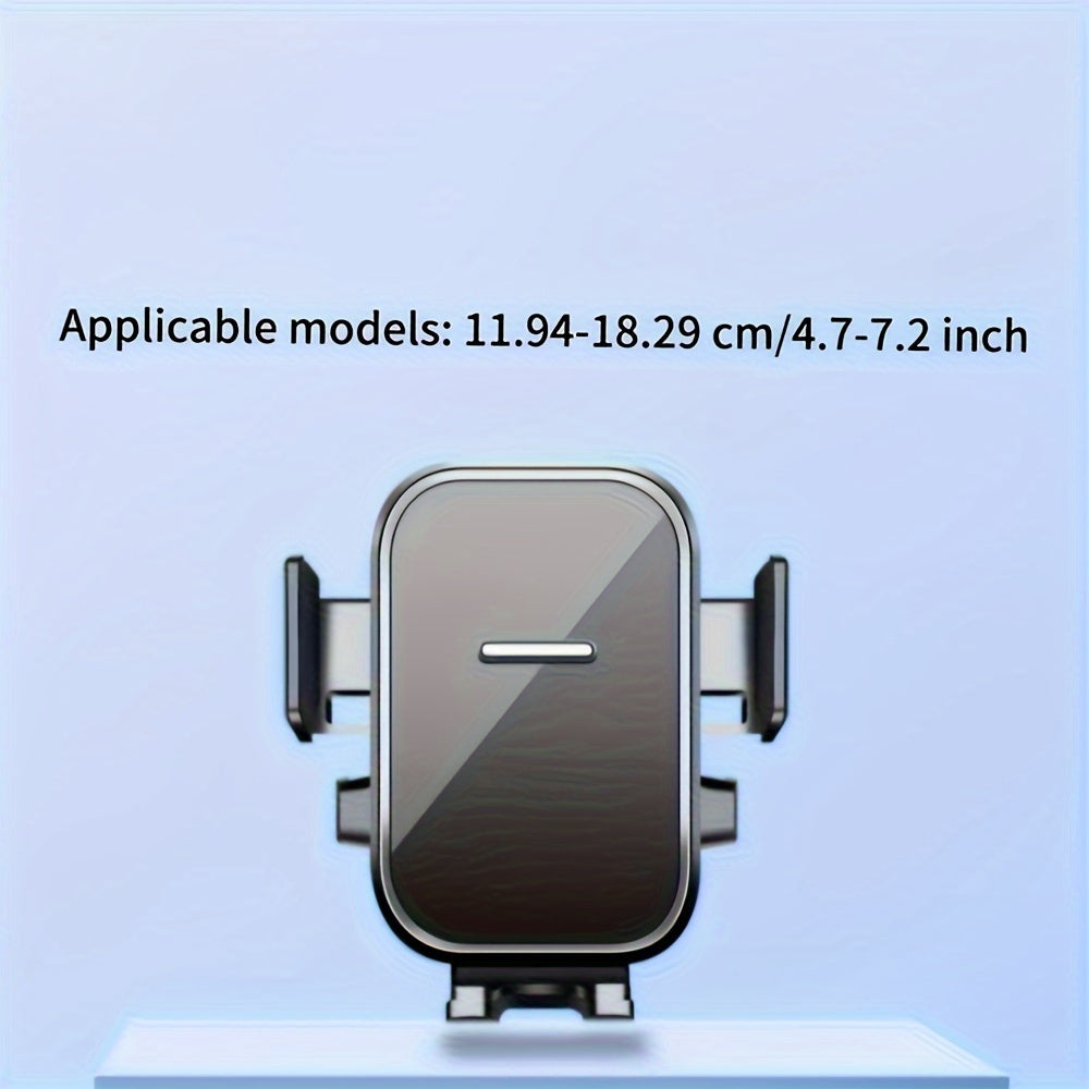 Universal Car Dashboard Mount for Smartphones, ABS Material, Waterproof, Adjustable