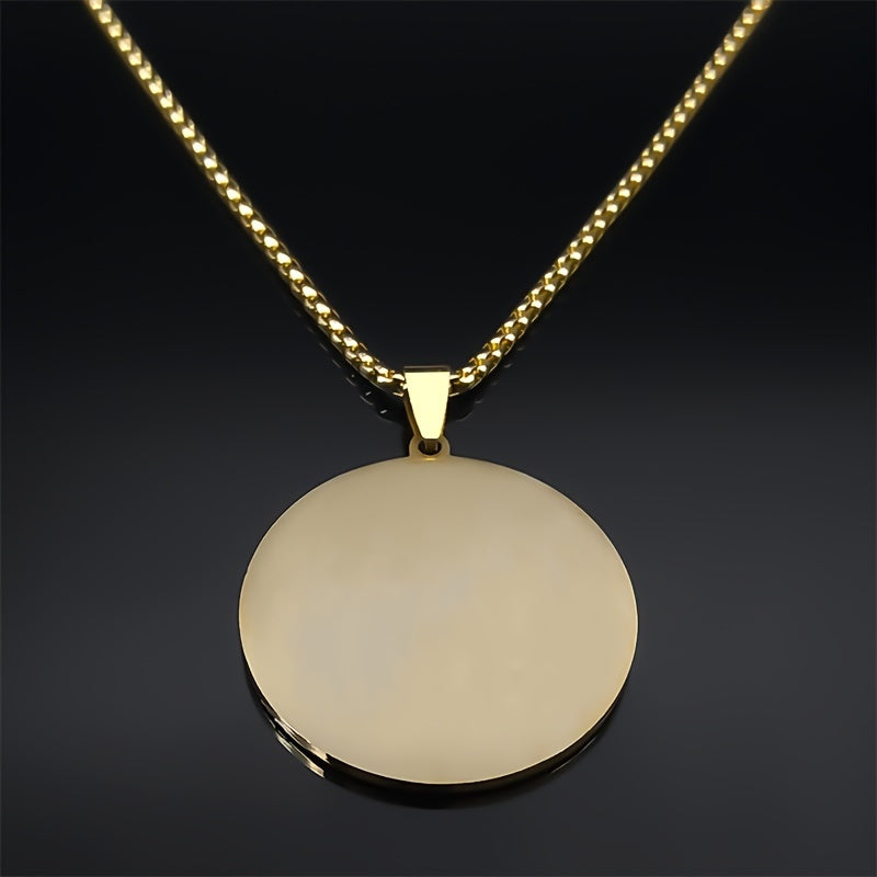 Zinapoyali po'latdan yasalgan Yahova yozuvi bilan pandant, uniseks dizayni, 18K qoplama va sun'iy rhinestones bilan Jehovah charm. Kundalik kiyish uchun oddiy uslub, barcha mavsumlar uchun mukammal Thanksgiving sovg'asi.