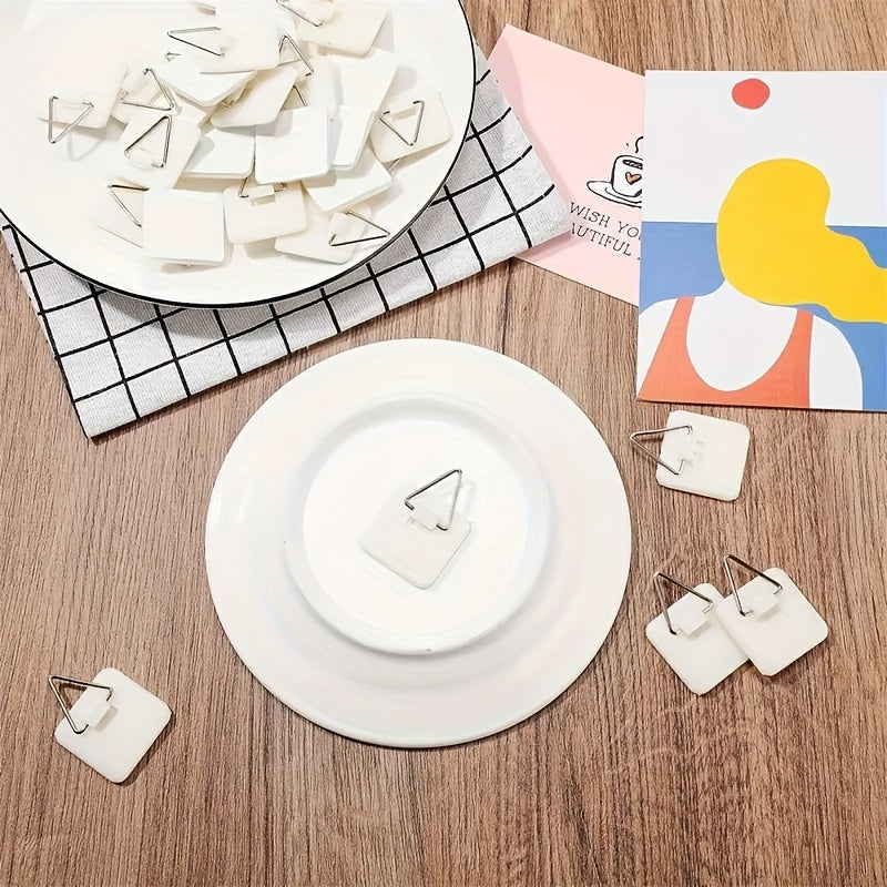 10-штук самоклеящихся пластиковых крючков для стен для антикоррозийных пластин и подвешивания картин