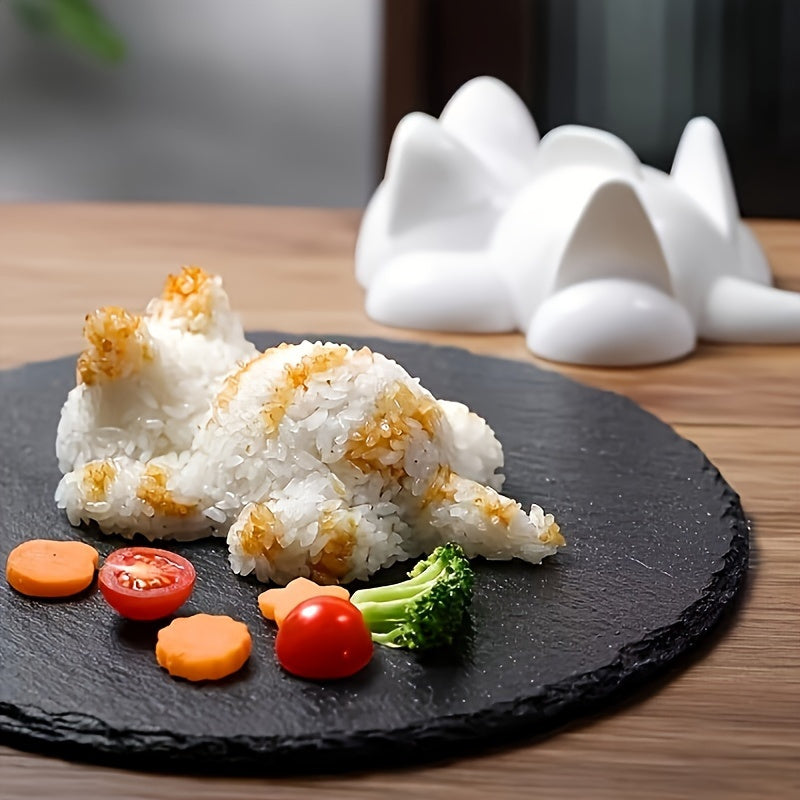 Cat-Shaped Rice Ball Molds Set for Sushi Nori Rolls 200g Capacity