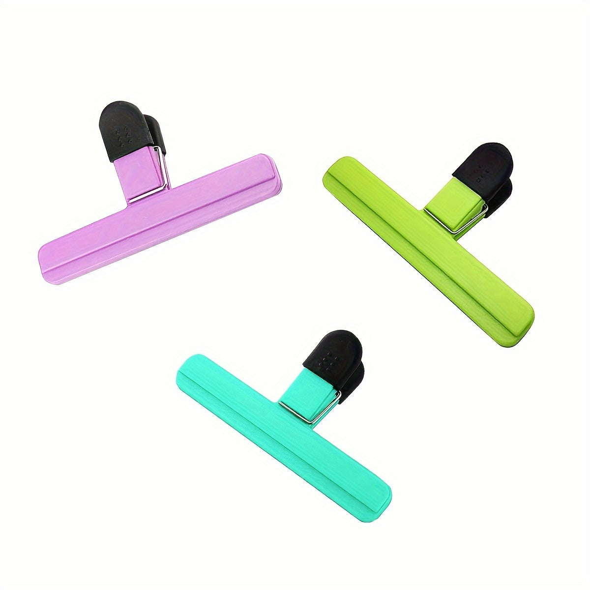 Food Bag Chip Clips Pack of 3-24 Heavy Duty Airtight Moisture Proof Storage