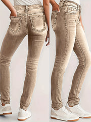 Women's Plus Size Stretchy Long Pants Casual Black Size 14-24