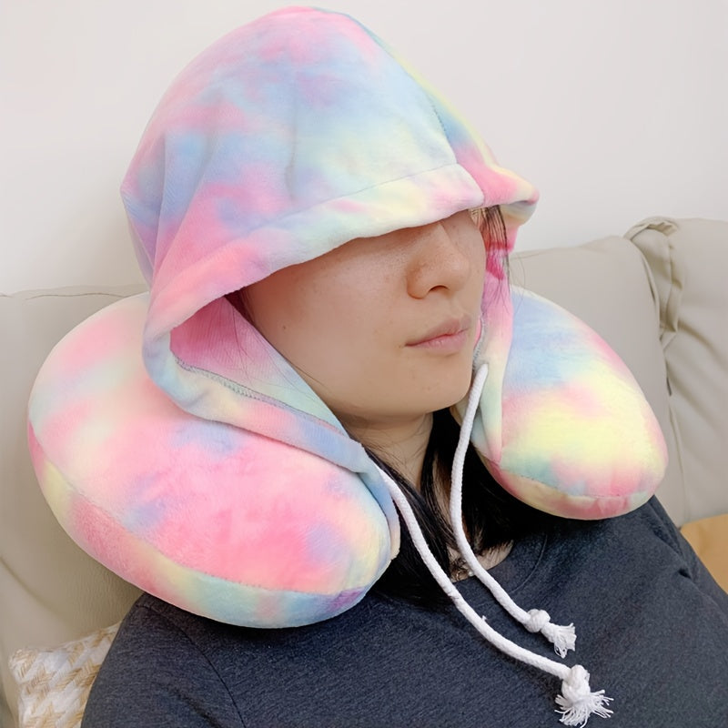 Particle U-Shaped Travel Neck Pillow for Airplane Napping