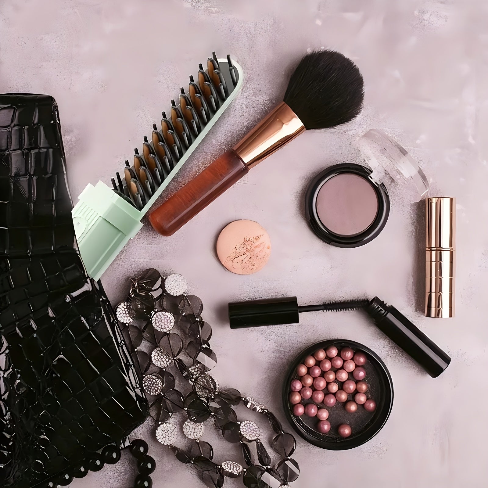 Portable USB Rechargeable Hair Straightener and Curler with Thermal Ion Comb and Anti-Scalding Safety