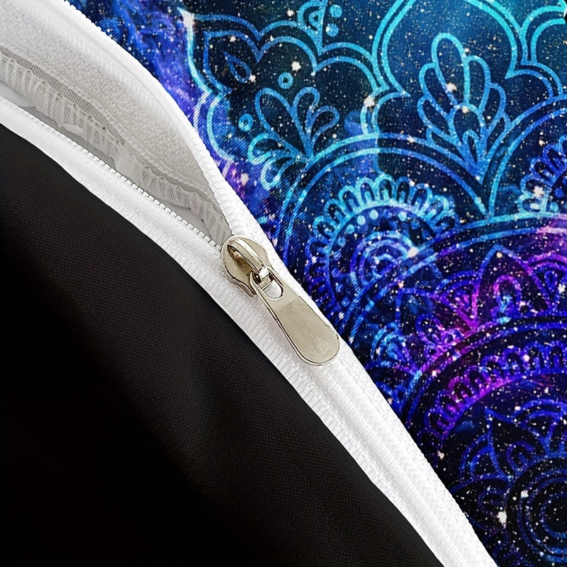 Butterfly Flower Digital Print Bedding Set 3-Piece Duvet Cover and Pillowcases