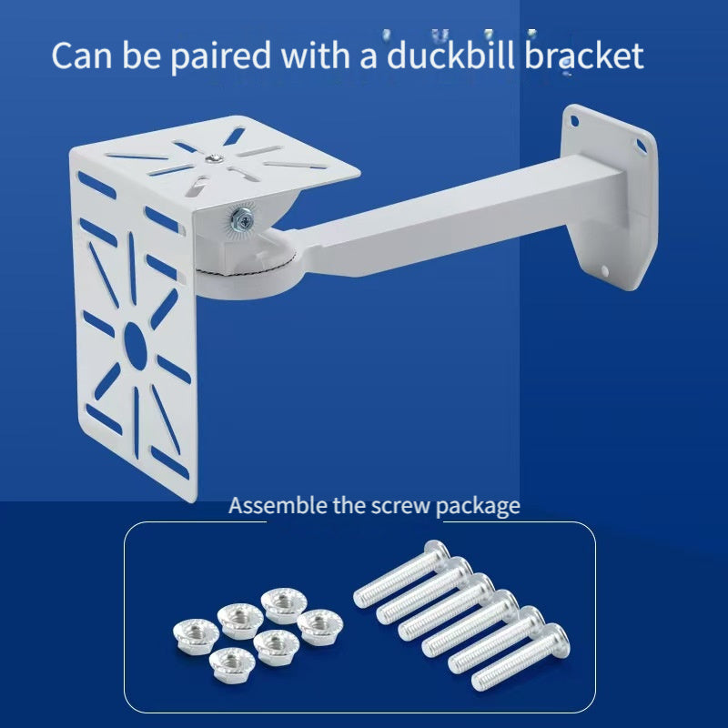 L-Shaped Iron Camera Mount Bracket for CCTV and Dome Cameras Indoor Wall Mount