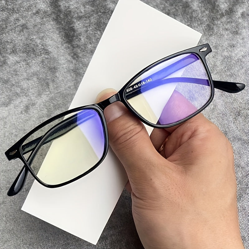 Blue Light Blocking Glasses Women Men Y2K Rectangle Frame for Computer Gaming
